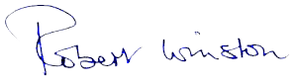 Professor Winston's Signature